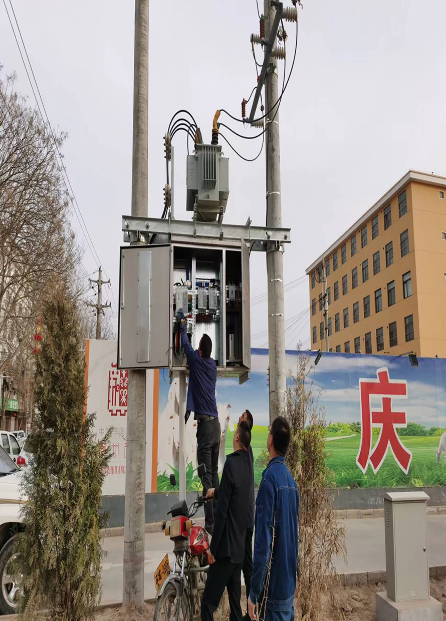 甘肅環(huán)縣充電站配電工程JP柜、費(fèi)控計(jì)量設(shè)備安裝